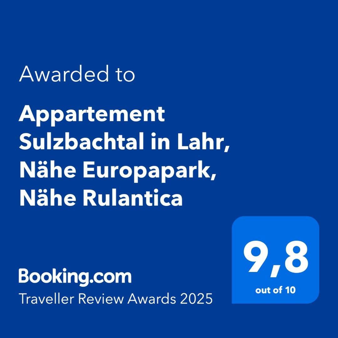 Appartement Sulzbachtal In Lahr, Naehe Europapark, Naehe Rulantica Lahr  Exterior foto